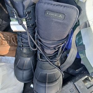 Kamik Men's Dark Gray Waterproof Boots